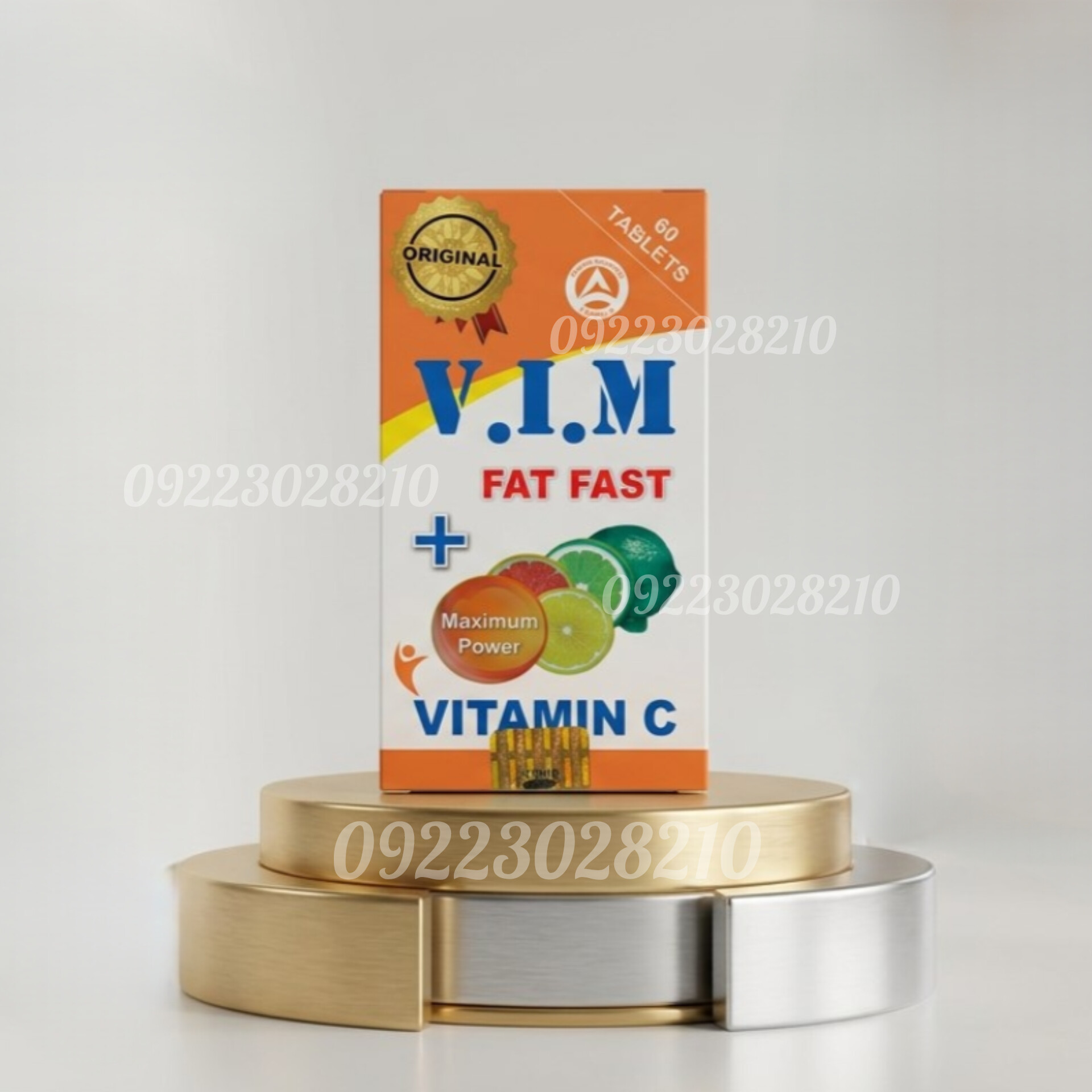 قرص چاقی وی آی ام VIMاورجینال حاوی ویتامین سی