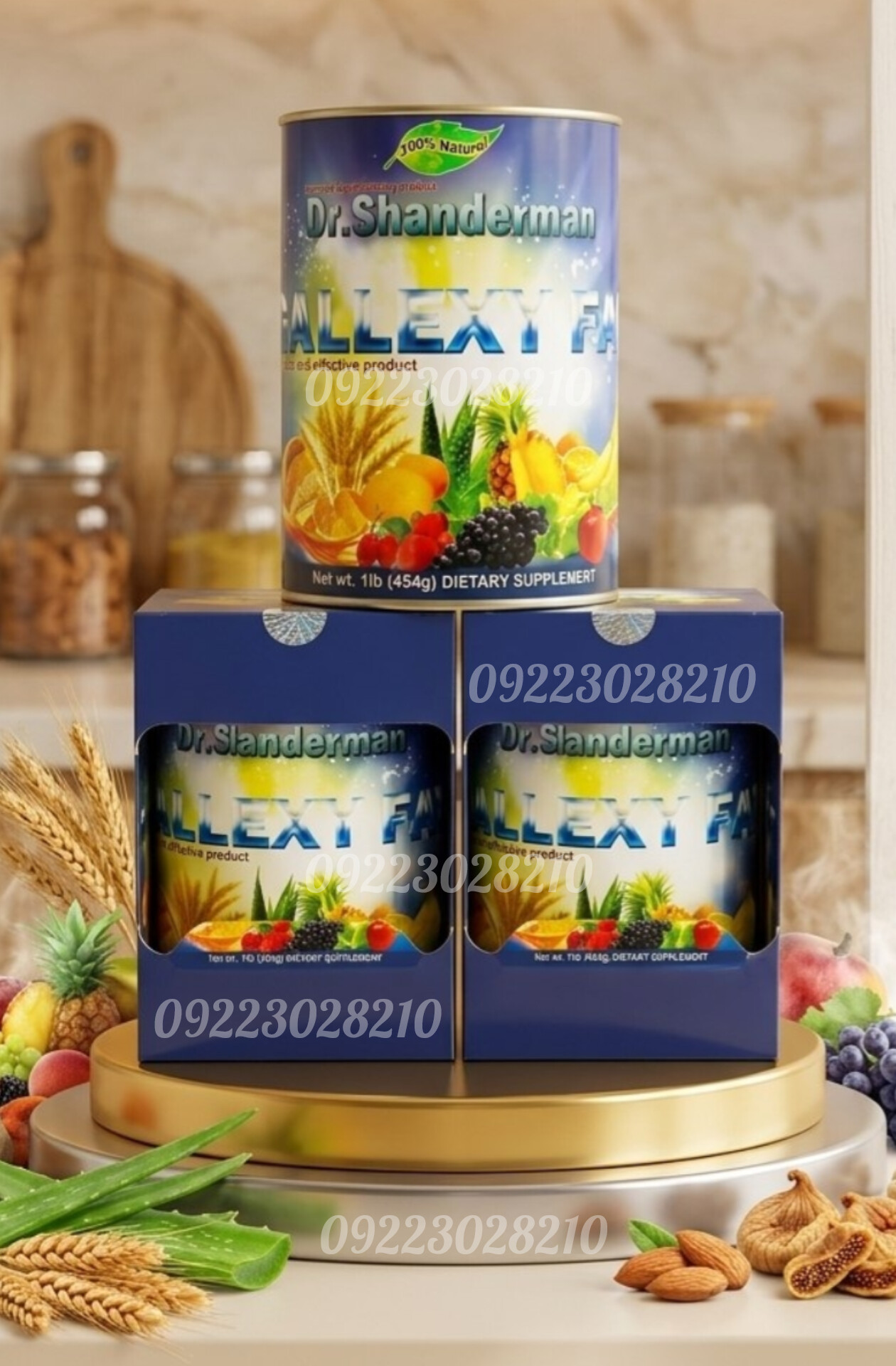 پودر مکمل افزایش وزن و اشتها gllxy اورجینال آبی