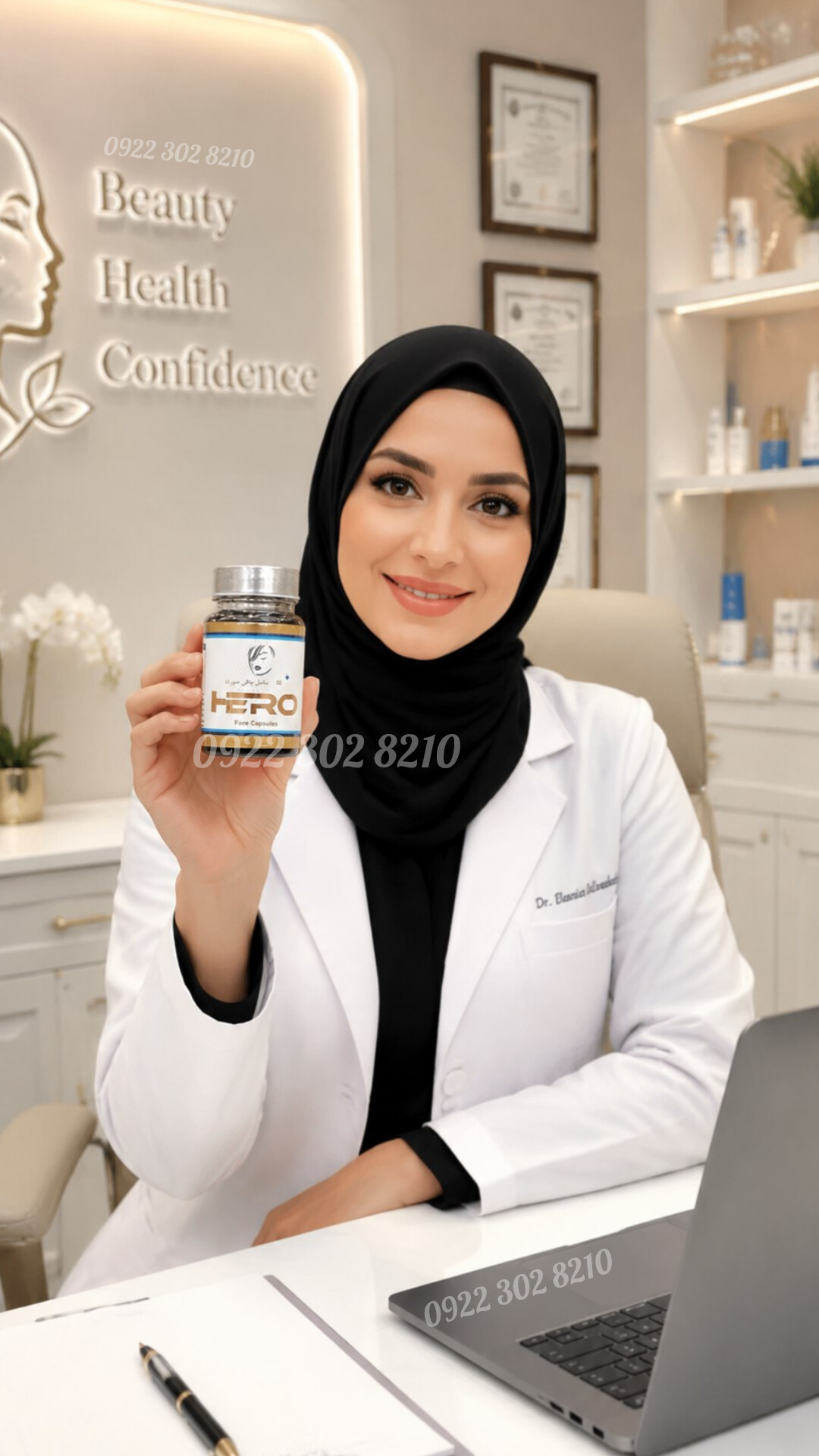 قرص چاقی و گونه گذار صورت ۶۰ عددی قهرمان
